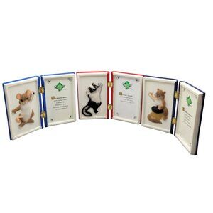 Charming Tails Library Character Figurines Collection Set Of 3 Books 98/547
